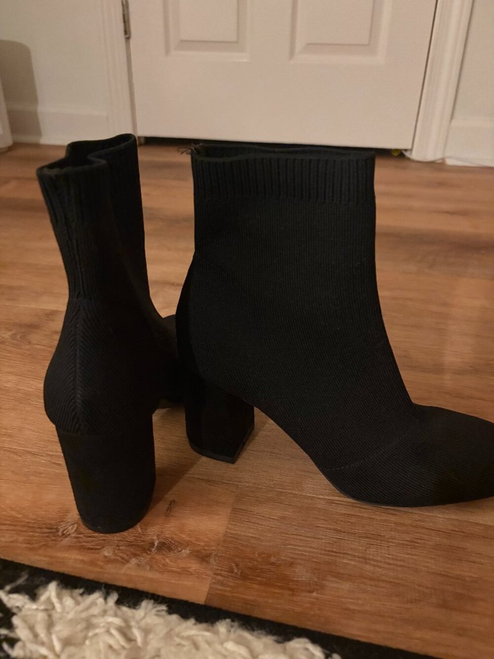 Black MIA Sock Booties